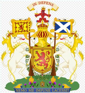 Полный королевский герб Шотландии
